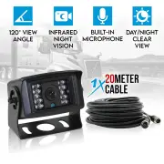 Elinz 4 PIN Heavy Duty 12V 24V CCD IR Reversing Camera 20M with built-in Microphone