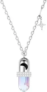 [Generic] Necklace Creative Capsule Design Pendant Necklace Couple Necklace Him/her on Valentine's Day Necklaces for Women