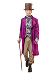 Willy Wonka Premium Costume, Adult - Small