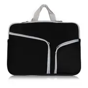 Double Pocket Zip Handbag Laptop Bag for Macbook Air 13 inch