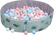 Foldable Ball Pit | Creative Ball Pool for Pet | No Need to Inflate Foldable Pit Pet Pool for Gameroom, for Children and Dog