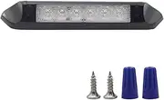 Ronyme RV Exterior Light Accessories Replacement 2200 Lumens Multifunctional 8W Professional Lighting Fixture RV Awning Porch Light, Black