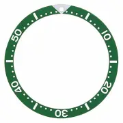 BEZEL INSERT FOR SEIKO WATCH 6309-7040-7049 SUWA TURTLE 6309A AUTAMATIC GREEN