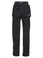 [Emilio Pucci] Emilio Pucci-Logo Nylon Pantaloni Nero-Donna 40IT Black