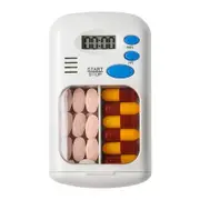 Automatic Pill Reminder Box, Portable Travel Mini Cute Medicine Reminder