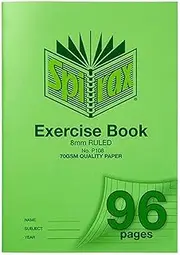 Spirax P108 Exercise Book A4 8Mm 96Pg