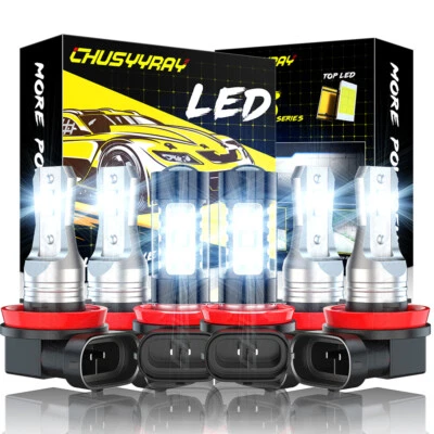 Para For Cadillac CTS Sedan 2008-2014 - Faros LED Hi / Lo + Faros antiniebla