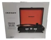 New CROSLEY CRUISER PREMIER VINYL RECORD PLAYER WITH SPEAKERS WIREL (TDW030996)