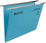 Leitz Ultimate Suspension File Recycled with Tabs Inserts V-Base A4 - Blue, Pack of 50