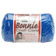 Pepperell Bonnie Macrame Craft Cord 6mmX100yd - Royal Blue