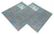 NEW Hallmark Vintage “Contemporary Pattern” Pattern Gift Wrap Sheets 2 Packs