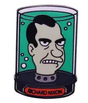 Futurama ENAMEL PIN - Richard Nixon's Head- Australian Stock free local shipping