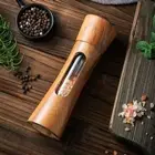 1/2Pcs Transparent Window Salt and Pepper Mill Manual Sea Salt Jar Seasoning