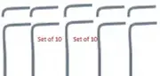 ALLEN WRENCH HEX KEY 10 pc. .050 Bridge Saddle Height Adj-Fender American Strat