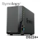 【MR3C】含稅 Synology 群暉 DiskStation DS224+ 2Bay 網路儲存伺服器 NAS