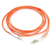 3m LC to LC Fiber Optic Multi Mode 62.5/125 Optical Duplex Patch Cord Cable New