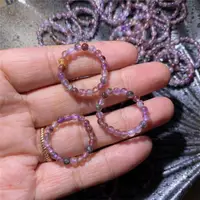 在飛比找ETMall東森購物網優惠-極光23水晶紫紅聚寶盆女款戒指