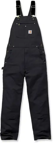Carhartt Bib, dungarees , color: Black , size: W30/L30