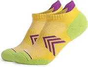 [Generic] Women's Running Socks Padded Sports Socks Ankle Socks Breathable Cotton Socks Low S