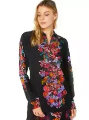 Robert Graham Women's GABRIELA Multi-Color Floral $348 Medium NWT M