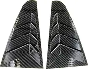 Compatible For VW CC 2010-2018 Car Rear Louver Window Side Shutter Cover Trim Sticker Vent Scoop ABS Carbon Fiber Accessories