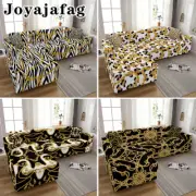 Modern Gold Chain Dust Proof Stretch SofaCover 1/2/3/4 Seater Elastic Slipcover
