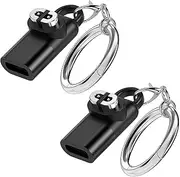 2 Pack USB C Connector Charging Adapter for for Aftershokz Headphones Aeropex AS800 & Shokz Openrun/Openrun Pro/Opencomm/OpenRun Mini, Type-C Converter Magnetic Charger Adapter for Shokz Headset