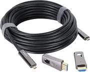 4K HDMI Cable 50FT with Detachable Connectors, VCOM High Speed 18Gbps HDMI 2.0 Braided HDMI Cord with 4K@60Hz, HDCP 2.2, for Laptop, Monitor, PS5, PS4, Xbox One, Fire TV, Apple TV & More