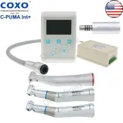 US COXO Dental Electric LED Micro Motor INT+ 1:5 1:1 Fiber optic Contra Angles