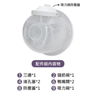 電動便攜式吸乳器-乳心杯套件組(矽膠喇叭口 吸乳器三通 吸乳器配件)-雪倫小舖