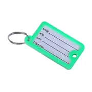25 x plastic key tag identification tag
