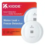 Kidde WiFi Water Leak Detector & Freeze Alarm, Alexa Device, Smart Leak Detector