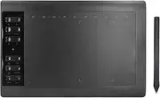 POENVFPO IT Graphics Tablets 233pps 5080LPI 8192 Sensitivity Tablet for Level Pressure with Design of Multifunctional Shortcut Keys for (Greater Than 4.0) (Black)