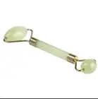 Double Head Jade Facial Massage Roller Anti Aging Beauty Tool Two Rollers New