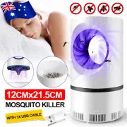 Mosquito Catcher Lamp Insect Killer Electric LED Light Fly Bug Zapper Trap #T