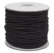2mm (1/16") Elastic Cord - Round elastic stretch cord - Diameter: 2mm