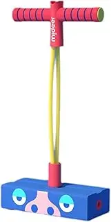 CoudarTitie Foam Pogo Stick for Kids, Jumping Toy for Indoor and Outdoor, Fun and Safe Pogo Stick Frog Jumping Toy As, Blue Base