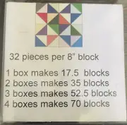 SCRAP QUILT IN A BOX QUILT KIT 32” SQUARE