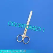 Operating Scissors Blunt/Blunt 6" Curved Full Gold Surgical Instruments