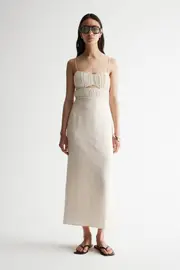 Maple Dress Ivory Size 10 | Elka Collective