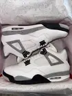White Cement Jordan 4 Size 12