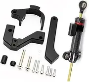 ZUXIM Electric Scooter Directional Carbon Fiber, for VSETT, 10+ Spare Electric Scooters Damper Kit(Black 1 Set1)