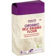 Macro Organic Self Raising Flour 1kg