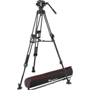 Manfrotto 504X Fluid Video Head w/ 645 Fast Twin Alu Tripod