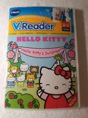 #1917 VTECH V.READER HELLO KITTY’S SURPRISE GAME INTERACTIVE EREADING SYSTEM NEW