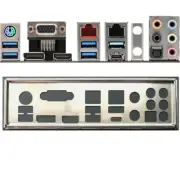 For ASRock Z390 Phantom Gaming 6 I/O Shield Back Plate BackPlate Blende Bracket