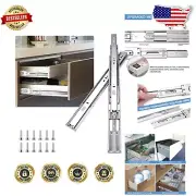 Smooth Operation 22-Inch Soft Close Drawer Slides - Full Extension and 100 LB