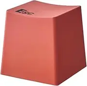 LCSVCCXA Bathroom Stool, Non-Slip Changing Stool, Footstool for Bathroom, Under Desk, Apartment, Bedside, Home, Red, as described