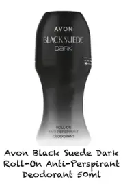 Avon Black Suede Dark Roll-On Anti-Perspirant Deodorant 50ml
