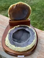 Agate gemstone hand carved Wealth Basin bring Luck & Wealth